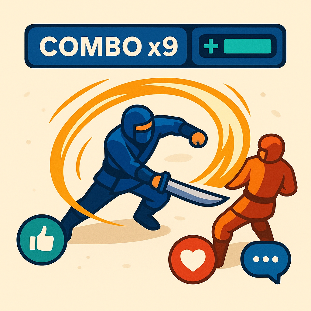 Player highlight: creative combo showcase